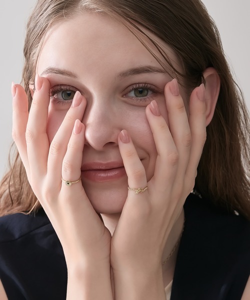 NOJESS（ノジェス）の「K5ハートピンキーリング（リング・レディース・イエローゴールド・#5/#3）」の3枚目の写真