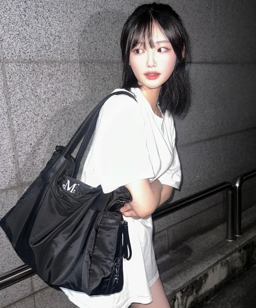 【MUCENT】3WAY SIGNATURE LOGO TOTE BAG★韓国の人気★追跡付 口コミ・レビュー｜【MUCENT】3WAY SIGNATURE LOGO TOTE BAG