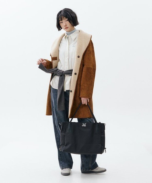 【MUCENT】3WAY SIGNATURE LOGO TOTE BAG★韓国の人気★追跡付 口コミ・レビュー｜【MUCENT】3WAY SIGNATURE LOGO TOTE BAG