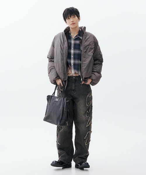 MUCENT（ムセント）の「【日本未発売/WEB限定】MUCENT(ムセント)/3WAY 大容量 ショルダーバッグ トートバッグ クロスバッグ/SIGNATURE LOGO TOTE BAG（ショルダーバッグ・レディース・ブラック・FREE）」の18枚目の写真