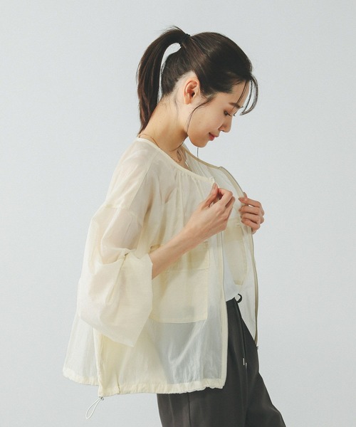 【専用】値下げ！新品✨IENA グログランブルゾン セール】エアかるシアーブルゾン/289975（ブルゾン）｜GLOBAL
