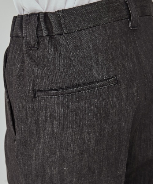 UNITED TOKYO（ユナイテッドトウキョウ）の「（WEB限定）9oz RAYON STRETCH テーパードデニム　伸縮性/日本製/色落ちしない/オフィスカジュアル/通勤（デニムパンツ・メンズ・ダークインディゴブルー/ブラック・1/2/3）」の15枚目の写真