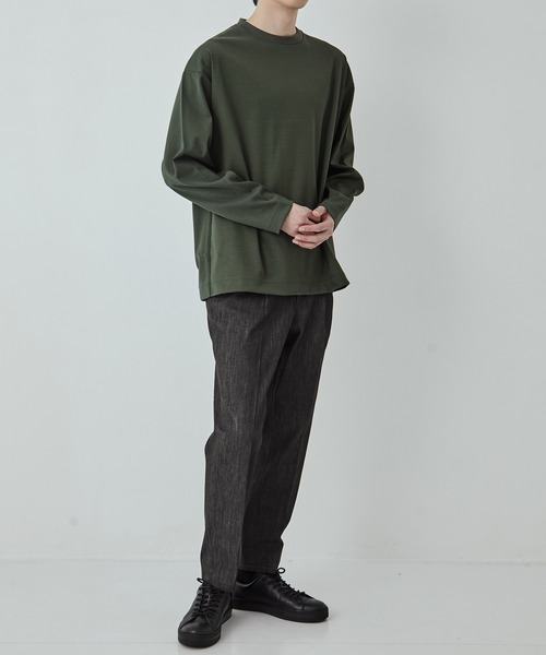 UNITED TOKYO（ユナイテッドトウキョウ）の「（WEB限定）9oz RAYON STRETCH テーパードデニム　伸縮性/日本製/色落ちしない/オフィスカジュアル/通勤（デニムパンツ・メンズ・ダークインディゴブルー/ブラック・1/2/3）」の7枚目の写真