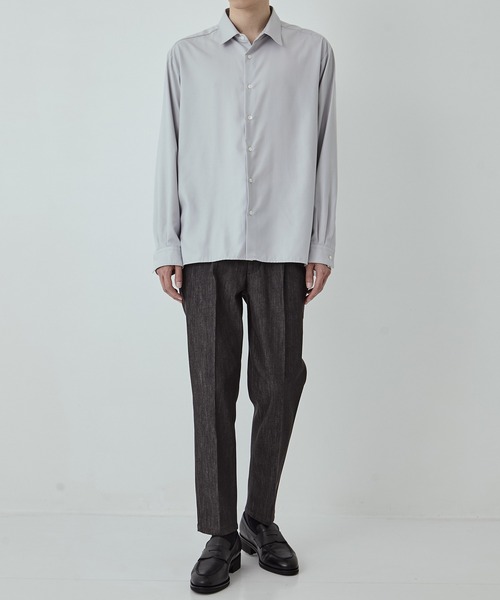 UNITED TOKYO（ユナイテッドトウキョウ）の「（WEB限定）9oz RAYON STRETCH テーパードデニム　伸縮性/日本製/色落ちしない/オフィスカジュアル/通勤（デニムパンツ・メンズ・ダークインディゴブルー/ブラック・1/2/3）」の8枚目の写真