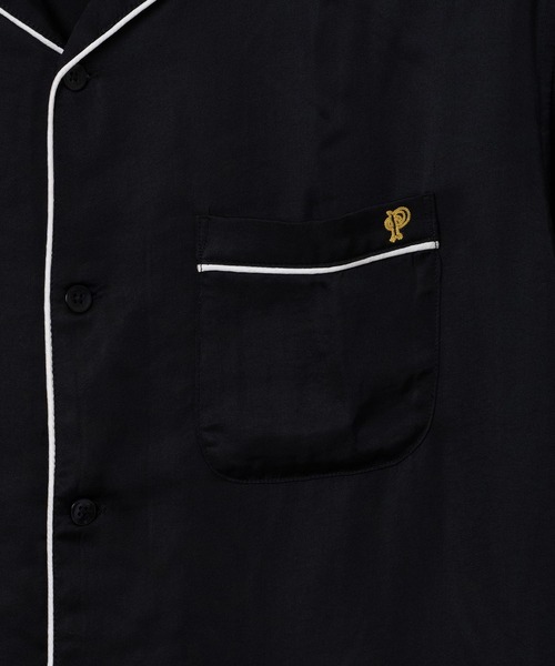 PENDLETON(ペンドルトン)の「PENDLETON/ペンドルトン パイピング エンブロイダリー オープンカラーシャツ(シャツ/ブラウス・メンズ・オフホワイト/ブラック・LARGE/MEDIUM)」の3枚目の写真