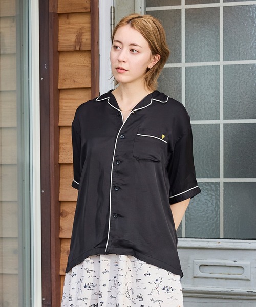 PENDLETON(ペンドルトン)の「PENDLETON/ペンドルトン パイピング エンブロイダリー オープンカラーシャツ(シャツ/ブラウス・メンズ・オフホワイト/ブラック・LARGE/MEDIUM)」の13枚目の写真