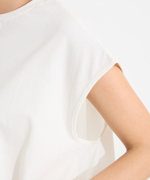 CRAFT STANDARD BOUTIQUE（クラフトスタンダードブティック）の「接触冷感/UVカット バックフレアバルーンカットソー◆（Tシャツ/カットソー・レディース・ホワイト/ブラウン/グリーン/ブラック・FREE）」の22枚目の写真