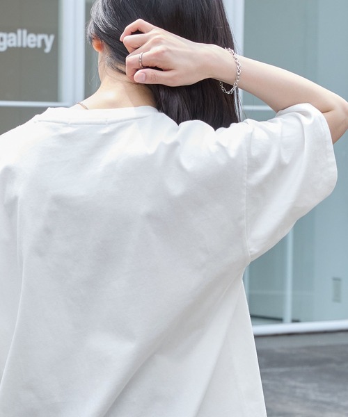 カレッジレオパードパッチロゴ刺繍半袖Tシャツ MONO-MART│MONO