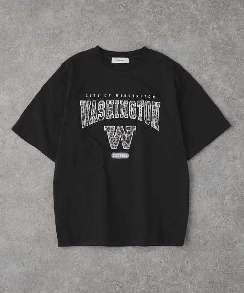 mucent レオパード柄ハートTシャツ Mサイズ ☆MUCENT☆ シエラレオパードハート半袖Tシャツ☆男女兼用