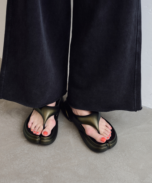 靴 PAES sandals PAES/ペイズ] FLIP FLOP COATING リカバリーサンダル（サンダル