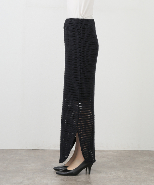 RITA ROW（リタロウ）の「【RITA ROW/ リタロウ】SPROUT SKIRT（スカート・レディース・ブラック・X-SMALL）」の4枚目の写真