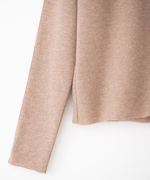 RYU(リュー)の「soft wool t-neck knit(ニット/セーター・メンズ・チャコール/モカ・2/4)」の12枚目の写真