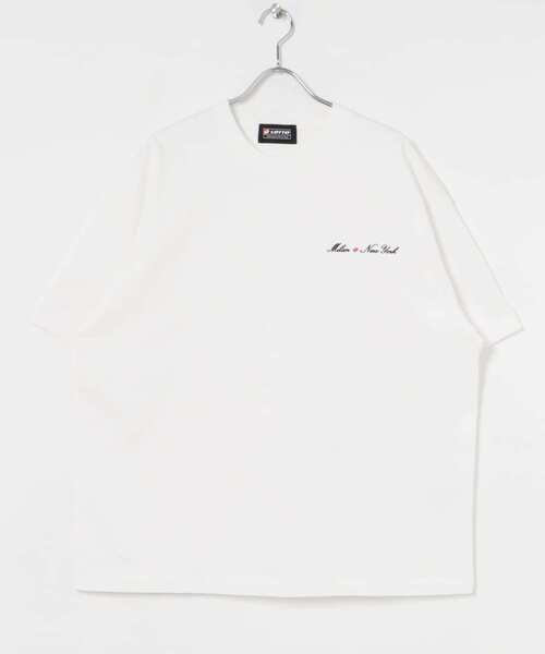 LOTTO Tシャツ Zara x Lotto Round Keyhole Back White Logo T-Shirt White