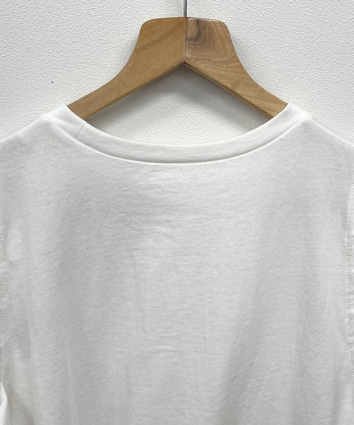 Futier land(フューティアランド)の「タックフリルノースリーブTシャツ(Tシャツ/カットソー・レディース・オフホワイト/ブラック・MEDIUM)」の15枚目の写真