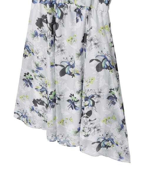 ANAYI bouquet プリント ランダムタック ワンピース bouquet プリント ランダムタック ワンピース|ANAYI OFFICIAL