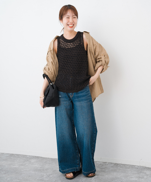 Spick&Span メッシュアメスリニットタンク Spick & Span｜メッシュアメスリニットタンク | Rakuten Fashion
