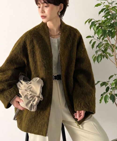 ノーカラーコート（イエロー/黄色系）ファッション通販 - ZOZOTOWN