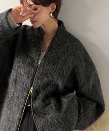 Classical Evon(クラシカルエヴォン)の【Classical Evon】この高級感、思わず手に取りたくなる。シャギーノーカラーコート(ミドル丈)(ノーカラーコート)