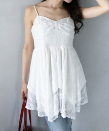 clear | レースキャミワンピース[着回し力抜群 ガーリー レイヤード]≪2025SS新作≫(ワンピース)