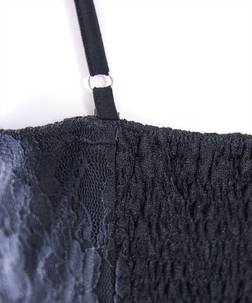 clear（クリア）の「【低身長サイズ有】レースキャミワンピース[着回し力抜群 ガーリー レイヤード]（ワンピース・レディース・オフホワイト/ブラック・F/XS）」の14枚目の写真