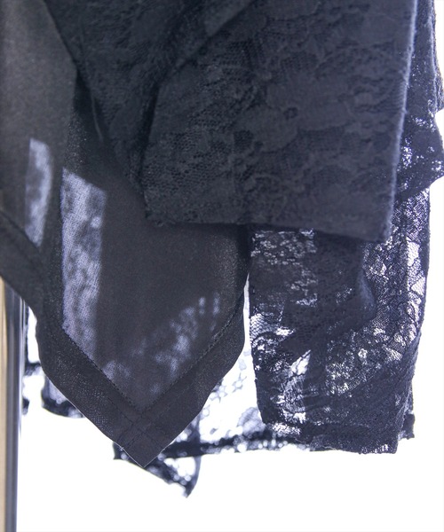 clear（クリア）の「【低身長サイズ有】レースキャミワンピース[着回し力抜群 ガーリー レイヤード]（ワンピース・レディース・オフホワイト/ブラック・F/XS）」の11枚目の写真