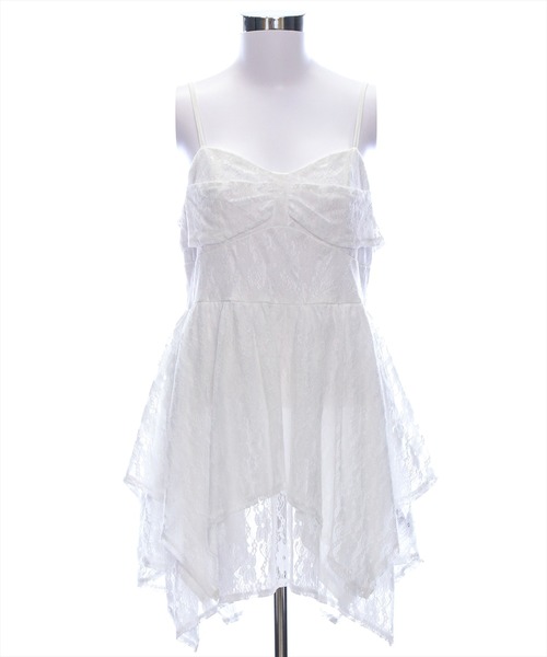 clear（クリア）の「【低身長サイズ有】レースキャミワンピース[着回し力抜群 ガーリー レイヤード]（ワンピース・レディース・オフホワイト/ブラック・F/XS）」の16枚目の写真