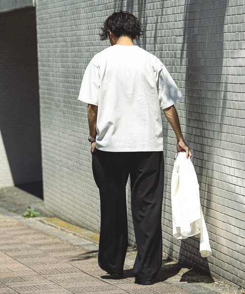 JOURNAL STANDARD relume(ジャーナルスタンダード レリューム)の「《追加》USA コットン 汗ジミ防止 Tシャツ(Tシャツ/カットソー・メンズ・ライトグレー/ホワイト/ダークグリーン/パープル/ブラック系その他・LARGE/X-LARGE/SMALL/MEDIUM)」の15枚目の写真