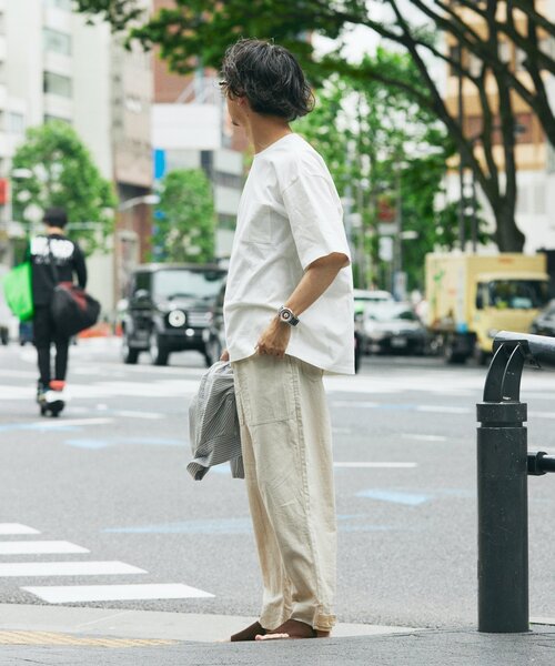 JOURNAL STANDARD relume(ジャーナルスタンダード レリューム)の「《追加》USA コットン 汗ジミ防止 Tシャツ(Tシャツ/カットソー・メンズ・ライトグレー/ホワイト/ダークグリーン/パープル/ブラック系その他・LARGE/X-LARGE/SMALL/MEDIUM)」の20枚目の写真