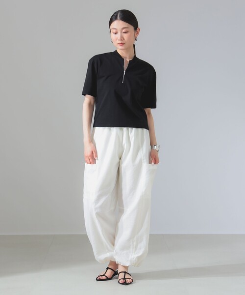 美品 デミルクスビームス 1,7万円 2024SS ホワイトのイージーパンツ B 美品 デミルクスビームス 1,7万円 2024SS ホワイトのイージー