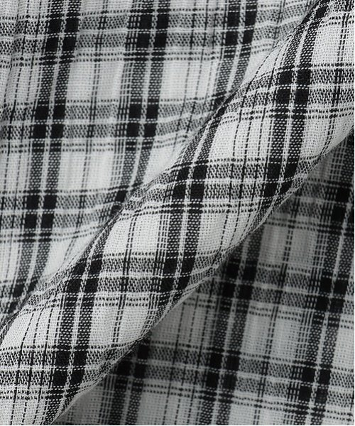 LOVETOXIC（ラブトキシック）の「【LTXC】チェックシアーパーカ（シャツ/ブラウス・キッズ・サックスブルー/オフホワイト・L:160cm/S:140cm/M:150cm）」の13枚目の写真