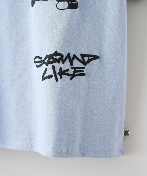 LB/S （エルビーエス）の「【DESERT SPORTSWEAR:デザートスポーツウェア】総柄 プリント オーバーサイズ Tシャツ（Tシャツ/カットソー・メンズ・サックスブルー/ブラック/ホワイト・MEDIUM/LARGE/X-LARGE）」の5枚目の写真