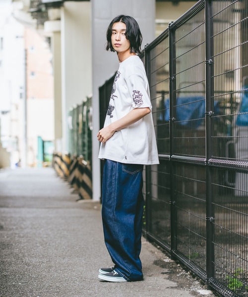 LB/S （エルビーエス）の「【DESERT SPORTSWEAR:デザートスポーツウェア】総柄 プリント オーバーサイズ Tシャツ（Tシャツ/カットソー・メンズ・サックスブルー/ブラック/ホワイト・MEDIUM/LARGE/X-LARGE）」の13枚目の写真