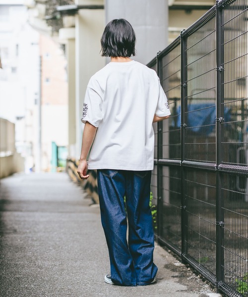 LB/S （エルビーエス）の「【DESERT SPORTSWEAR:デザートスポーツウェア】総柄 プリント オーバーサイズ Tシャツ（Tシャツ/カットソー・メンズ・サックスブルー/ブラック/ホワイト・MEDIUM/LARGE/X-LARGE）」の14枚目の写真