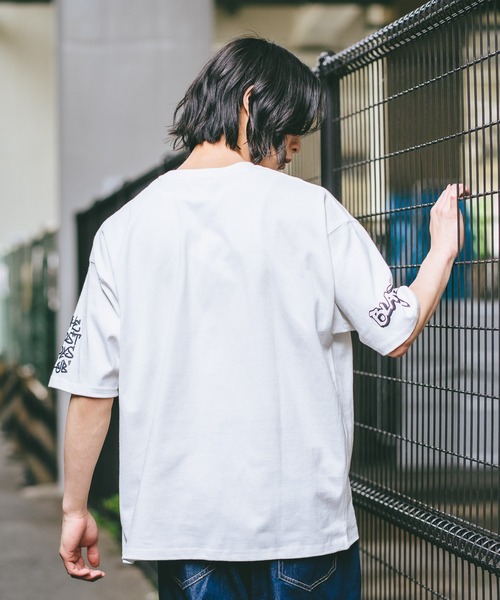 LB/S （エルビーエス）の「【DESERT SPORTSWEAR:デザートスポーツウェア】総柄 プリント オーバーサイズ Tシャツ（Tシャツ/カットソー・メンズ・サックスブルー/ブラック/ホワイト・MEDIUM/LARGE/X-LARGE）」の18枚目の写真
