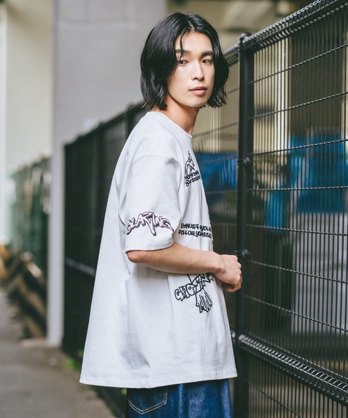 LB/S （エルビーエス）の「【DESERT SPORTSWEAR:デザートスポーツウェア】総柄 プリント オーバーサイズ Tシャツ（Tシャツ/カットソー・メンズ・サックスブルー/ブラック/ホワイト・MEDIUM/LARGE/X-LARGE）」の19枚目の写真