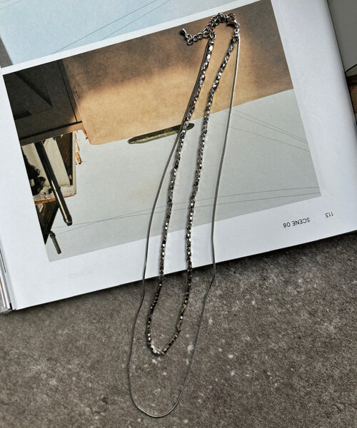 DouDou(ドゥドゥ)の「メタルレイヤードネックレス(ネックレス・レディース・ゴールド/シルバー・FREE)」の4枚目の写真