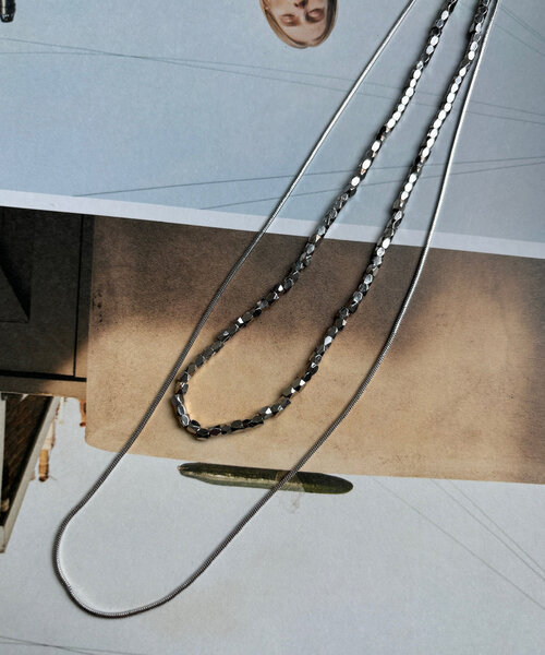 DouDou(ドゥドゥ)の「メタルレイヤードネックレス(ネックレス・レディース・ゴールド/シルバー・FREE)」の5枚目の写真