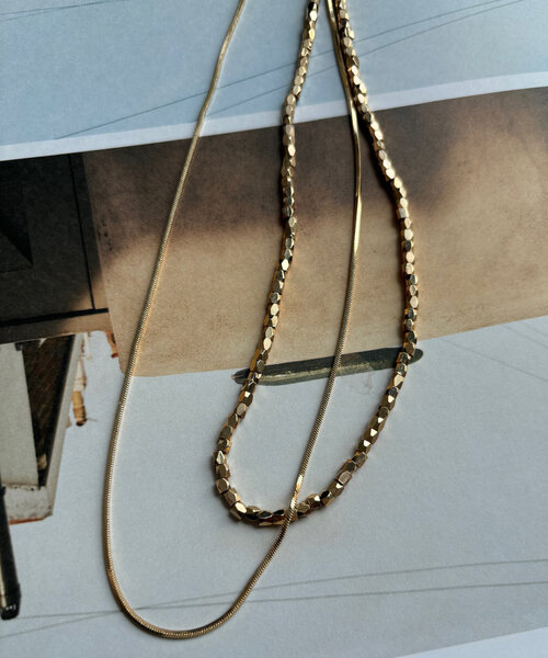 DouDou(ドゥドゥ)の「メタルレイヤードネックレス(ネックレス・レディース・ゴールド/シルバー・FREE)」の10枚目の写真