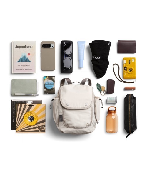 entre square(アントレスクエアー)の「Bellroy-バックパック/ミニバッグ Cinch Minipack オート(バックパック/リュック・レディース・ホワイト・ONE SIZE)」の9枚目の写真