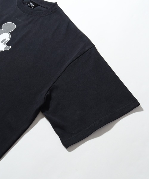 LOVE BOAT(ラブ・ボート)の「【Disney/ディズニー】×【LOVE BOAT/ラブボート】ミッキーロゴ アートワーク 半袖クルーネックTシャツ(Tシャツ/カットソー・メンズ・ホワイト/ブラック・S/M/L)」の11枚目の写真