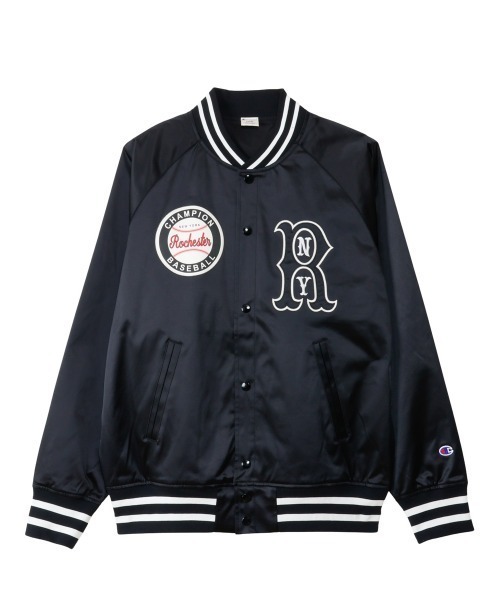 Champion（チャンピオン）の「Champion/チャンピオン/BASEBALL JACKET（ブルゾン・メンズ・ブラック・X-LARGE/LARGE/MEDIUM）」の2枚目の写真
