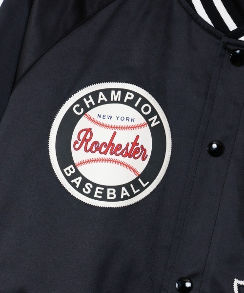 Champion（チャンピオン）の「Champion/チャンピオン/BASEBALL JACKET（ブルゾン・メンズ・ブラック・X-LARGE/LARGE/MEDIUM）」の4枚目の写真