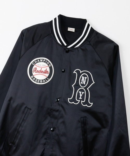 Champion（チャンピオン）の「Champion/チャンピオン/BASEBALL JACKET（ブルゾン・メンズ・ブラック・X-LARGE/LARGE/MEDIUM）」の7枚目の写真