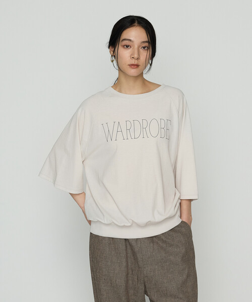 COMME CA（コムサ）の「【2WAY】ヴィンテージ天竺 Tシャツ（Tシャツ/カットソー・レディース・ブラウン/ライトグレー・FREE）」の21枚目の写真