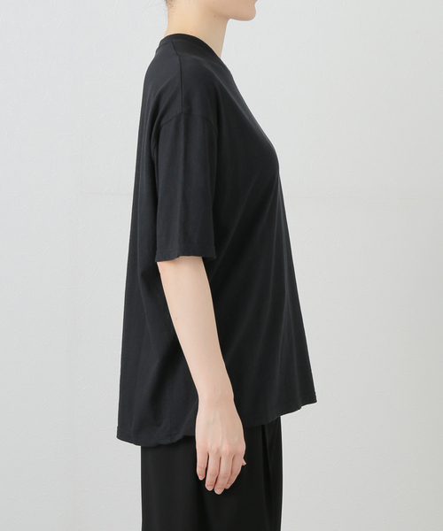 新品　AP STUDIO 半袖Tシャツ　黒 コンパクトTシャツ（Tシャツ/カットソー）｜AP STUDIO（エーピー