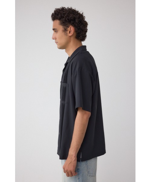 AZUL by moussy(アズールバイマウジー)の「キューバシャツ(シャツ/ブラウス・メンズ・ダークグリーン/ブラック/ライトパープル・MEDIUM/LARGE)」の8枚目の写真