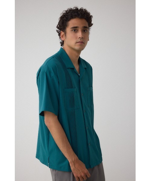 AZUL by moussy(アズールバイマウジー)の「キューバシャツ(シャツ/ブラウス・メンズ・ダークグリーン/ブラック/ライトパープル・MEDIUM/LARGE)」の15枚目の写真