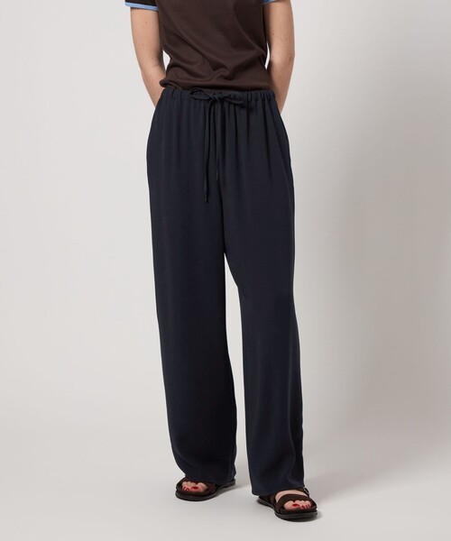 Steven Alan＞バックサテン ジョーゼット イージーパンツ