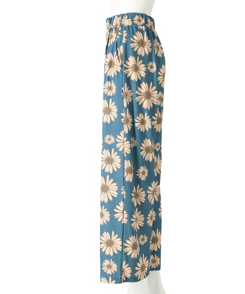 anap mimpi（アナップミンピ）の「デイジー プリント リラックス ワイド パンツ（スラックス・レディース・ネイビー/イエロー/テラコッタ・FREE）」の10枚目の写真