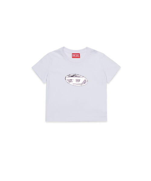 DIESEL（ディーゼル）の「キッズ Tシャツ TSEQUINSG（Tシャツ/カットソー・キッズ・ホワイト・12Y/10Y/14Y/4Y/6Y/8Y）」の4枚目の写真